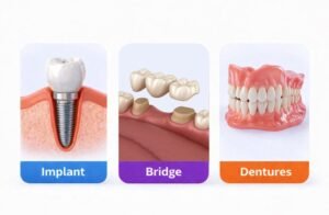 Dental Implant vs Bridge vs Denture Which Is Better