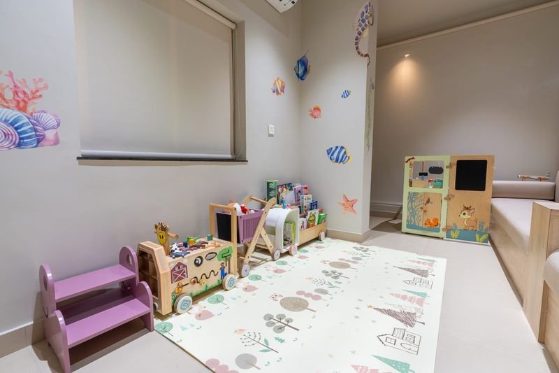 Children play area in the clinic