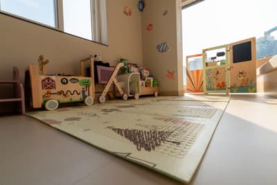 The kids' play corner at Zen Dental Studio